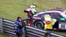 Crash HARIBO Porsche 911 GT3 R 997 Nürburgring Nordschleife