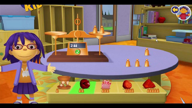Sid The Science Kid Pan Balance Cartoon Animation PBS Kids Game Play Walkthrough