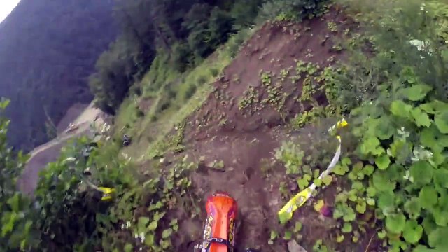 Red Bull Romaniacs 2014 - GoPro - Walker & Jarvis flying through the quarry