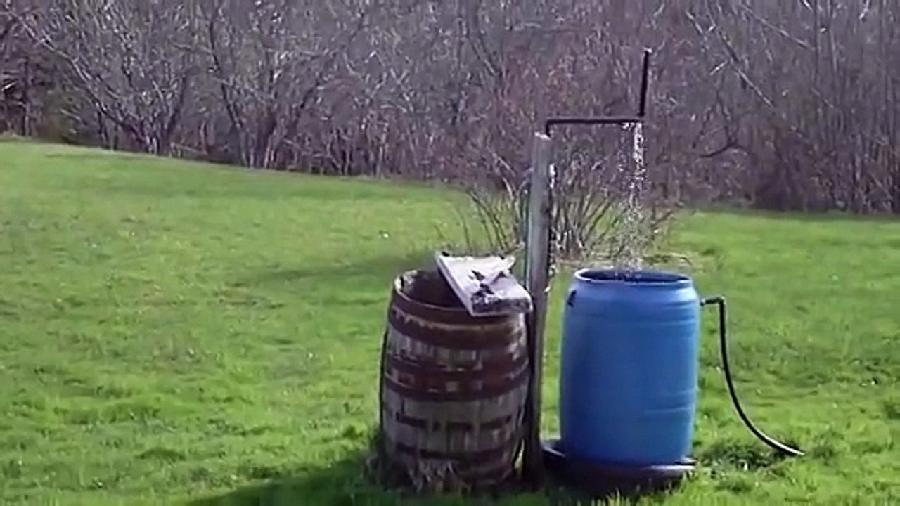 Hydraulic Ram Pump - Pure spring water pump system for drinking - No Electricity Gravity Pressure