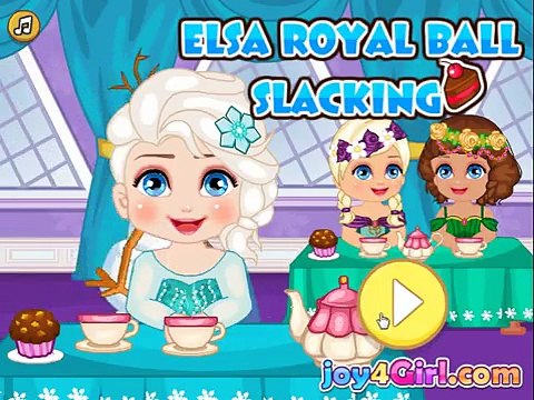 Elsa Frozen | Royal Ball Slacking | Super Cartoons Disney Network