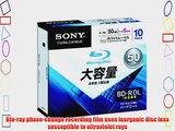 Sony BD-R DL 6X Blu-ray Discs 10-pack