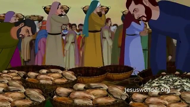Bible stories for children - Jesus Walks on water ( German Cartoon Animation )