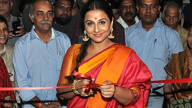 Vidya Balan @ Launch Of Handmade Fabric At Jehangir Art Gallery