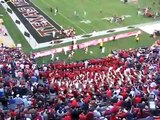 Ole Miss band plays in Cotton Bowl stadium after Ole Miss victory