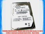 TOSHIBA MK5059GSXP 500GB 5400 RPM 8MB Cache 2.5 SATA 3.0Gb/s internal notebook hard drive -