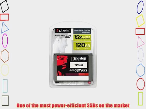 Kingston Digital 120 GB SSDNow KC300 SATA 3 2.5-Inch Solid State Drive with Adapter SKC300S37A/120G