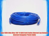 New 150ft 50m Blue 150' Ft Rj45 Cat6 Cat6e Ethernet Lan Network Internet Computer Patch Cable