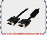 Cable N Wireless HD15 Male to Male SVGA VGA Long Video Monitor Cable for TV Computer Projector