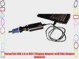 VisionTek USB 2.0 to DVI-I Display Adapter with VGA Adapter (900323)