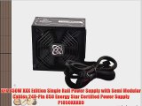 XFX 850W XXX Edition Single Rail Power Supply with Semi Modular Cables 240-Pin 850 Energy Star