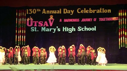 ST.MARY'S HIGH SCHOOL, SEC'BAD ANNUAL DAY KG CHILDREN DANCE 2015