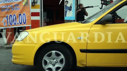 Dos delincuentes abatidos y uno herido tras balacera en Saltillo