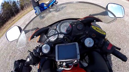 2001 SUZUKI KATANA 600 VS 2000 HONDA CBR F4 600CC