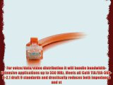 C2G / Cables to Go 27818 Cat6 Snagless Unshielded (UTP) Network Patch Cable Orange (125 Feet/38.1