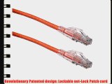 NTW 100 Ft. Lockable CAT6 Patented net-Lock RJ45 Ethernet Network Patch Cable (UTP)  Snagless