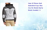 Game Of Thrones Stark Embroidered Logo Mens Grey Fur