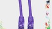 GadKo Cat5e Purple Ethernet Patch Cable Round Snagless/Molded Boot 100 foot