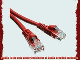 GadKo Cat5e Red Ethernet Patch Cable Round Snagless/Molded Boot 35 foot