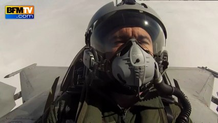 Répétitions du 14 juillet: les images de Christophe Delay dans le cockpit du Rafale