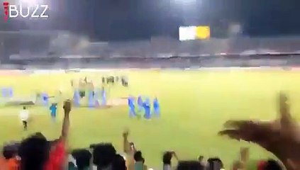 Bangladesh Fans Cheer 'Mauka Mauka' after their team won series against India