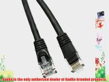 GadKo Cat6 Black Ethernet Patch Cable Round Snagless/Molded Boot 35 foot