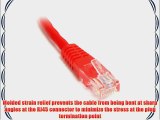 StarTech.com Red Molded RJ45 UTP Cat 5e Patch Cable - 100 Feet (M45PATCH100R)