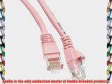 GadKo Cat6 Pink Ethernet Patch Cable Round Snagless/Molded Boot 50 foot