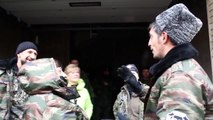 Донецк командир ополченцев батальона Сомали с позывным Гиви и медики