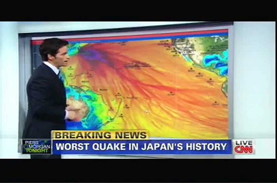 JAPAN EARTHQUAKE & TSUNAMI 3/11/2011 CNN NEWS * * RING OF FIRE