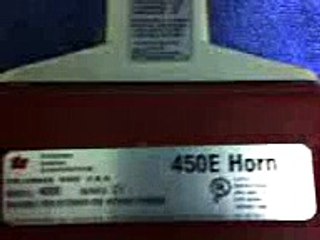 FEDERAL SIGNAL 450E ELECTRONIC FIRE ALARM HORN/STROBE