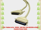 C2G / Cables to Go - 06094 - 50ft IEEE-1284 DB25M to C36M Parallel Printer Cable