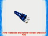 7 Ft (7ft) Cat6 Ethernet Network Patch Cable Blue RJ45 m/m (10 PACK)