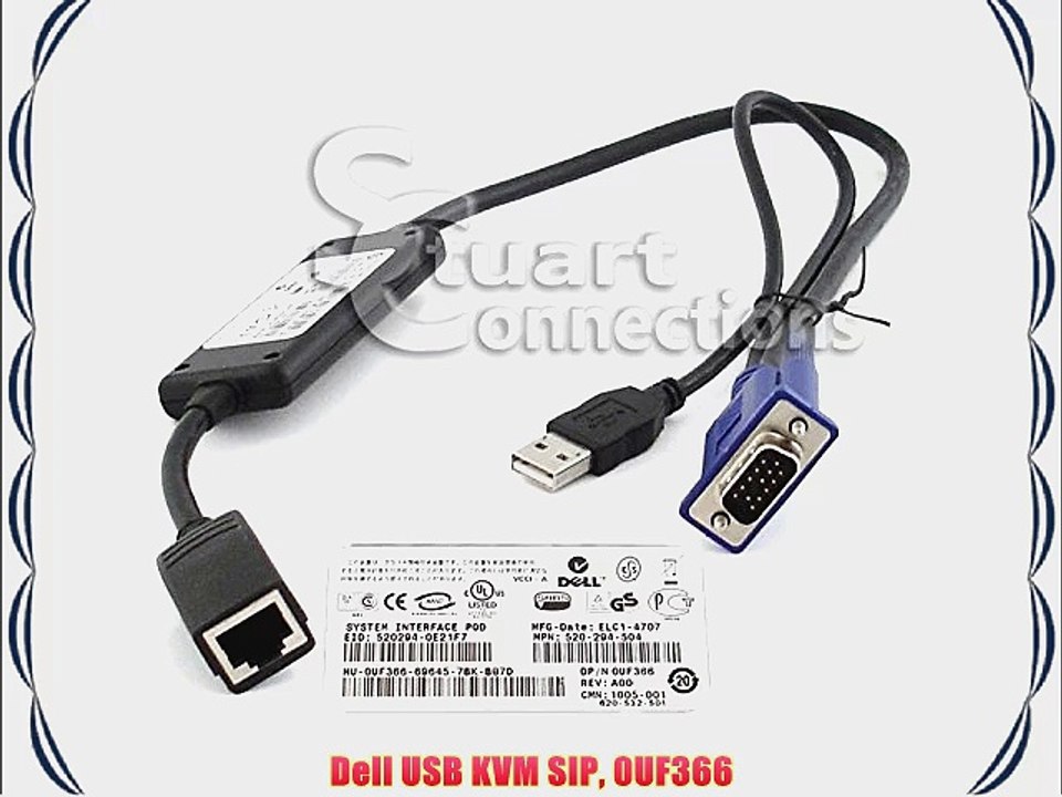 Highsurround Usb Kvm Switch Cable Pod Sip For Dell 0uf366 | Cyprus