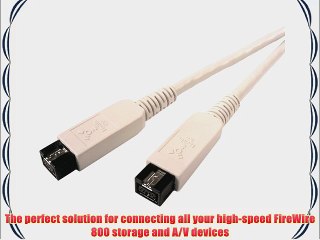 Cables Unlimited 10-Feet 9-Pin 1394B Firewire 800 Cable (MSC510010)