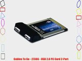 Cables To Go - 27386 - USB 2.0 PC Card 2-Port