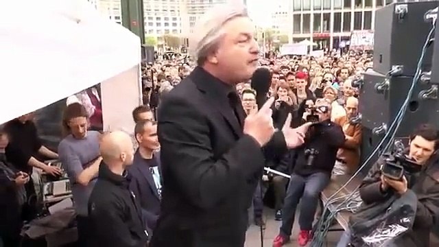 Todesgefahr für Jürgen Elsässer Rothschild Rockefeller | Montagsdemo Berlin 21.04.2014