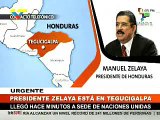 Regresó Presidente Manuel Zelaya a Tegucigalpa, Honduras