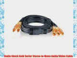 Radio Shack Gold Serier Stereo-to-Mono Audio/Video Cable
