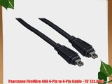 Pearstone FireWire 400 4-Pin to 4-Pin Cable - 75' (22.8 m)