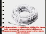 Cable Matters? Cat6a Snagless Shielded (SSTP/SFTP) Ethernet Patch Cable in White 125 Feet