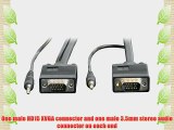 Tripp Lite VGA Coax Monitor Cable with audio High Resolution cable with RGB coax (HD15 and