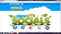 Growsocials: How to get free subscribers, video views, facebook likes, twitter followers and More!