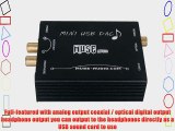 Signstek HIFI USB to Coaxial S/PDIF Converter Decoder Convert Digital to Analogue Signal Mini