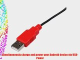 StarTech.com Micro USB to RS232 DB9 Serial Adapter Cable for Android