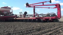 Corn Planting 2015 with a Versatile 375 Tractor and 24 row White Planter