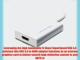 Cable Matters? SuperSpeed USB 3.0/2.0 to HDMI/DVI Adapter for Windows and Mac up to 2560x1440