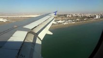 Cyprus Airways Landing at Larnaca, Cyprus