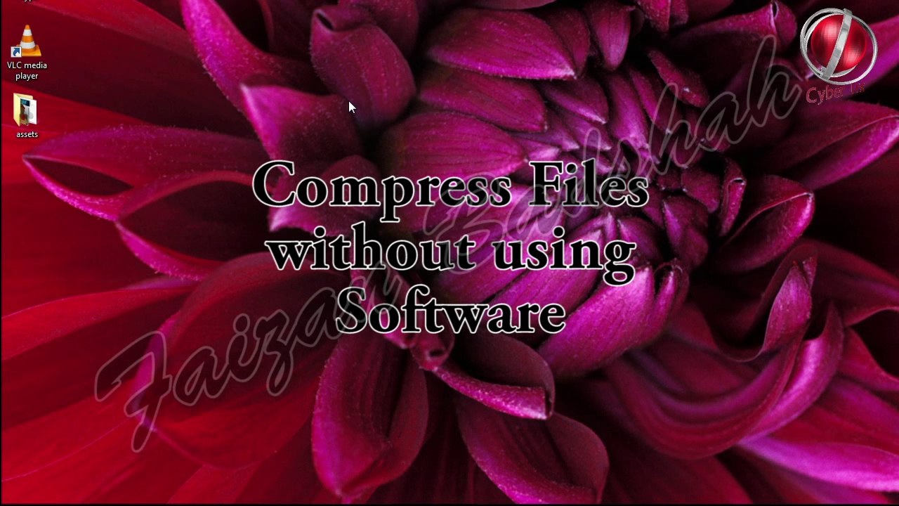 Compress Files without using Software
