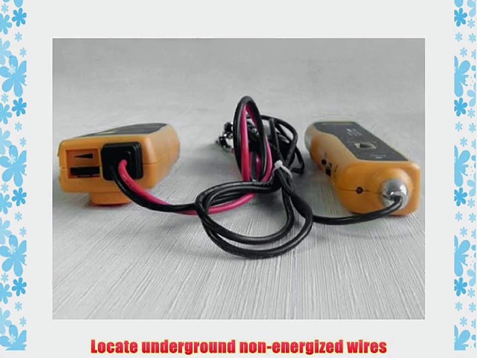 NOYAFA NF-816 Underground Cable Wire Locator Locate Pet Fence Wires Sprinkler Control Wires